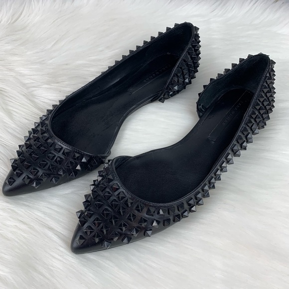 zara studded shoes